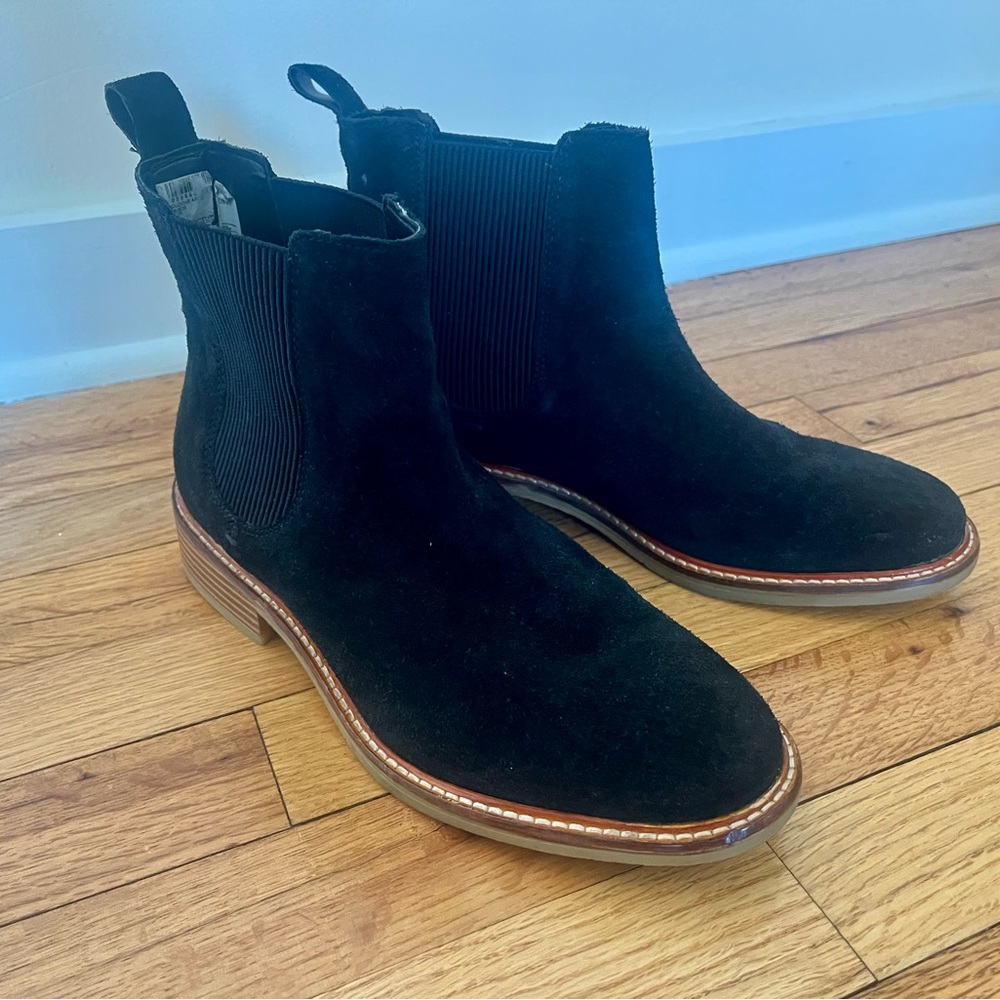 Clarks Cologne Arlo2 Women's Chelsea boots in black suede size 9